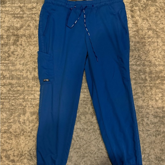 Grey's Anatomy Women’s Cargo Jogger Pants - Royal Blue - Picture 1 of 4